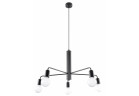 Żyrandol Sollux Lighting Duomo 5, 64cm, E27 5x60W, czarny