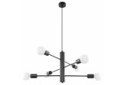 Żyrandol Sollux Lighting Duomo 6, 60cm, E27 6x60W, czarny