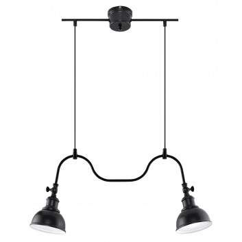 Lampa wisząca Sollux Ligthing Mare 1, 25cm, E27 1x60W, czarny