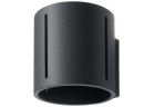 Kinkiet Sollux Lighting Inez, 10cm, okrągły, GU10 1x40W, czarny