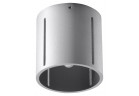 Plafon Sollux Lighting Inez, 10cm, okrągły, G9 1x40W, szary