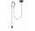 Lampa wisząca Sollux Lighting Edison 1, E27 1x60W, czarny