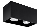 Plafon Sollux Ligthing Quad Maxi, 20cm, GU10 2x6W LED, biały