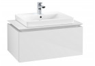 Szafka podumywalkowa Villeroy & Boch Legato, 80x50cm, 1 szuflada, biały połysk