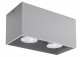 Plafon Sollux Ligthing Quad Maxi, 20cm, GU10 2x6W LED, czarny
