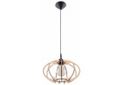Lampa wisząca Sollux Lighting Mandarino, 35cm, E27 1x60W, drewno naturalne