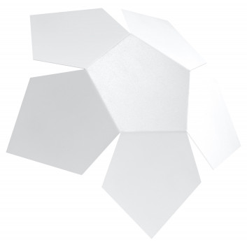 Kinkiet Sollux Ligthing Solido, 24x27cm, 2xG9 LED 4,5W, biały