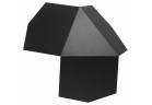 Kinkiet Sollux Lighting Tre, 32x30cm, 2xG9 LED 4,5W, czarny