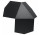 Kinkiet Sollux Lighting Tre, 32x30cm, 2xG9 LED 4,5W, czarny