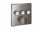 Bateria termostatyczna Grohe Grohtherm SmartControl, 3-odbiorniki wody, hard garphite