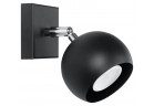 Kinkiet Sollux Lighting Oculare, 10x15cm, 1xGU10 LED 6W, czarny