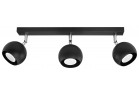 Plafon Sollux Lighting Oculare 3, 10x45cm, 3xGU10 LED 6W, czarny