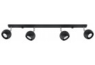 Plafon Sollux Lighting Oculare 4L, 10x80cm, 4xGU10 LED 6W, czarny