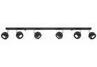 Plafon Sollux Lighting Oculare 6L, 10x120cm, 6xGU10 LED 6W, czarny