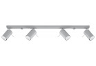Plafon Sollux Lighting Ring 4L, 8x80cm, 4xGU10 LED 6W, szary