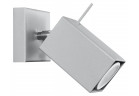 Kinkiet Sollux Lighting Merida 1, 8x15cm, 1xGU10 LED 6W, szary
