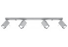 Plafon Sollux Lighting Merida 4L, 8x80cm, 4xGU10 LED 6W, szary