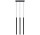 Lampa wisząca Sollux Lighting Pastelo 3, 3xG9 LED 4,5W, czarny