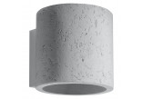 Kinkiet Sollux Lighting Orbis, 12cm, beton, okrągły, 1xG9 LED 4,5W, szary