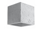 Kinkiet Sollux Ligthing Orbis, 12cm, beton, okrągły, 1xG9 LED 4,5W, szary