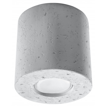 Kinkiet Sollux Ligthing Orbis, 12cm, beton, okrągły, 1xG9 LED 4,5W, szary