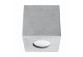 Plafon Sollux Ligthing Orbis, 10cm, beton, okrągły, 1xGU10 LED 6W, szary