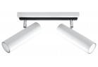 Plafon Sollux Lighting Direzione 2, 30cm, 2xGU10 LED 6W, biały