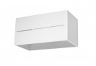 Kinkiet Sollux Lighting Lobo Maxi, 20x12cm, 2xG9 40W, biały