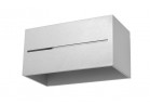 Kinkiet Sollux Lighting Lobo Maxi, 20x12cm, 2xG9 40W, szary