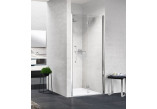 Drzwi prysznicowe Novellini Young 2.0 1BS, 94-98cm, prawe, składane, szkło przeźroczyste, profil chrom