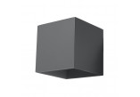 Kinkiet Sollux Ligthing Quad, 12cm, beton, kwadratowy, 1xG9 LED 4,5W, szary
