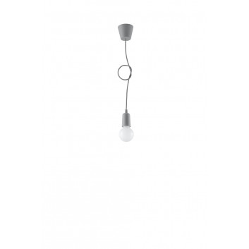 Lampa wisząca Sollux Ligthing Diego 1, 9cm, 1xE27 60W, czarny
