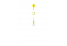 Lampa wisząca Sollux Ligthing Diego 1, 9cm, 1xE27 60W, żółty