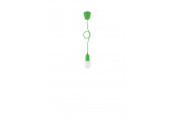 Lampa wisząca Sollux Ligthing Diego 1, 9cm, 1xE27 60W, zielony