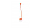 Lampa wisząca Sollux Ligthing Diego 3, 16cm, 3xE27 60W, pomarańczowy