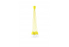 Lampa wisząca Sollux Ligthing Diego 5, 24cm, 5xE27 60W, żółty