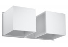 Kinkiet Sollux Ligthing Quad 2, 26cm, podwójny, GU9 2x40W, biały