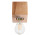 Plafon Sollux Ligthing Abel, 10cm, kwadratowy, E27 1x60W, naturalne drewno