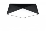 Plafon Sollux Ligthing Hexa 45, 50cm, E27 3x60W, czarny