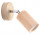 Kinkiet Sollux Ligthing Berge, 10cm, okrągły, GU10 1x40W, naturalne drewno/chrom