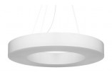 Żyrandol Sollux Ligthing Saturno 70 Slim, okrągły, 70x70cm, E27 6x60W, biały
