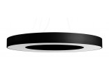 Żyrandol Sollux Ligthing Saturno 90 Slim, okrągły, 90x90cm, E27 8x60W, czarny/biały