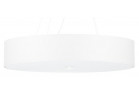 Żyrandol Sollux Ligthing Skala 70, okrągły, 70x70cm, E27 6x60W, biały