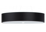 Żyrandol Sollux Ligthing Skala 80, okrągły, 80x80cm, E27 6x60W, czarny/biały