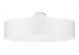 Plafon Sollux Ligthing Skala 50, okrągły, 50x50cm, E27 5x60W, biały