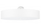 Plafon Sollux Ligthing Skala 70, okrągły, 70x70cm, E27 6x60W, biały