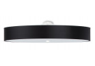 Plafon Sollux Ligthing Skala 100, okrągły, 100x100cm, E27 6x60W, czarny/biały