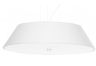 Żyrandol Sollux Ligthing Vega 60, okrągły, 60x60cm, E27 5x60W, biały