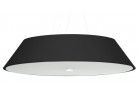 Żyrandol Sollux Ligthing Vega 70, okrągły, 70x70cm, E27 5x60W, czarny/biały