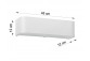 Plafon Sollux Ligthing Lokko 1, kwadratowy, 45x45cm, E27 5x60W, biały